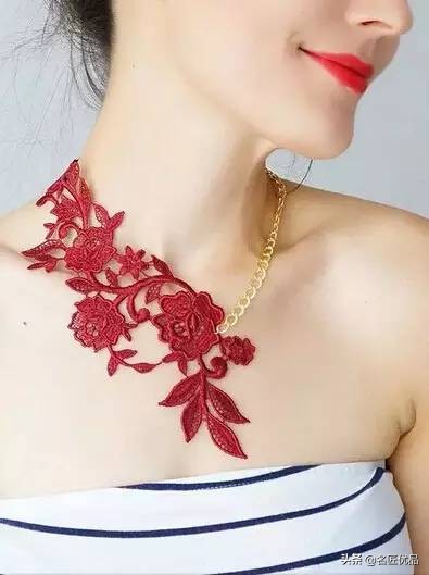 蕾丝手工制作衣服装饰,蕾丝旧衣服变废为宝