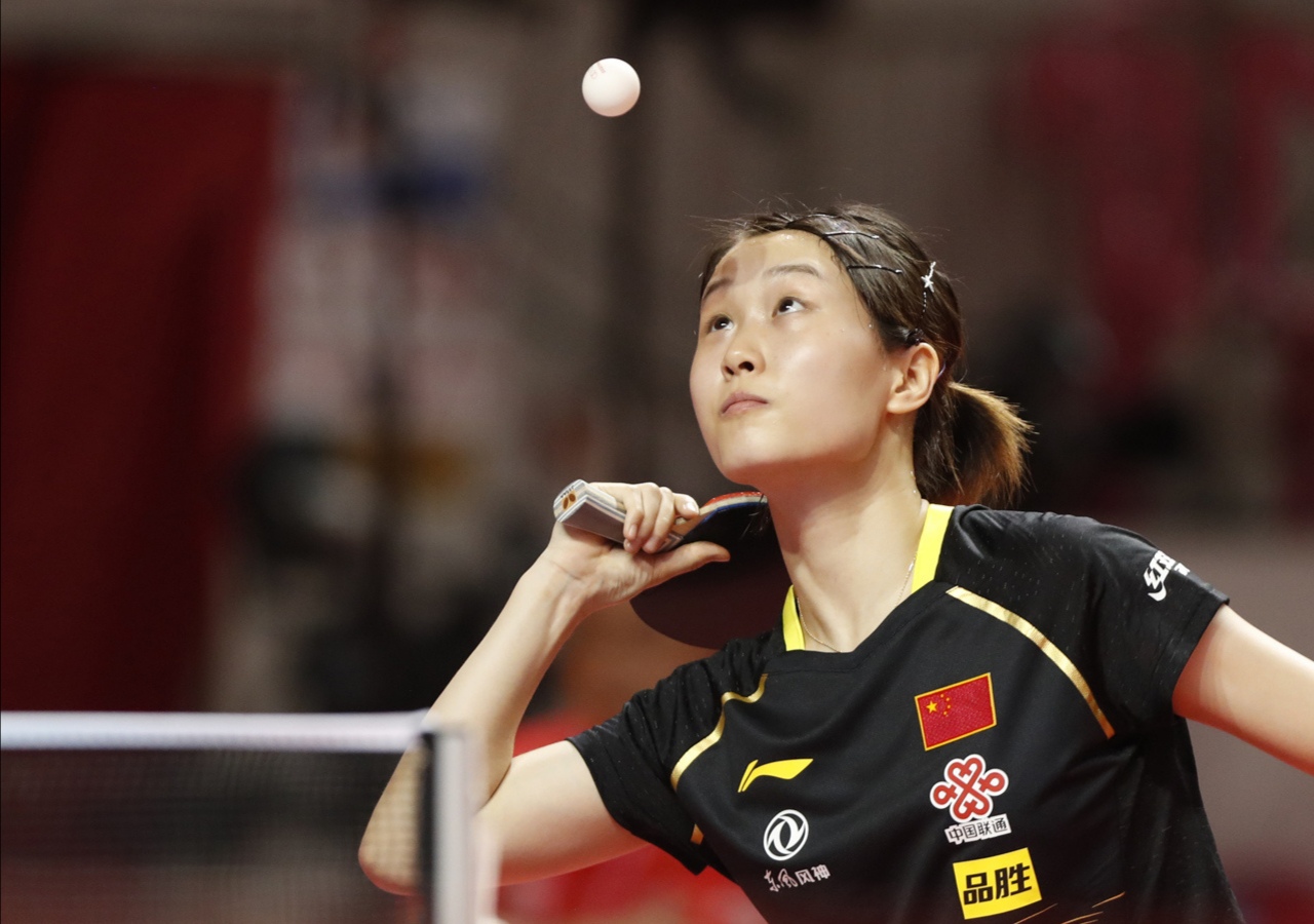 刘诗雯在奥运中的颜值排名,奥运模拟赛乒乓球女团完整版