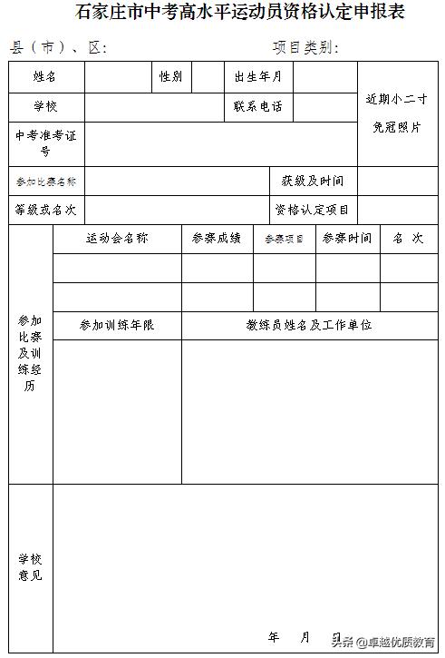 石家庄市初中体育特长生招生名单,2021年高中特长生招生政策石家庄