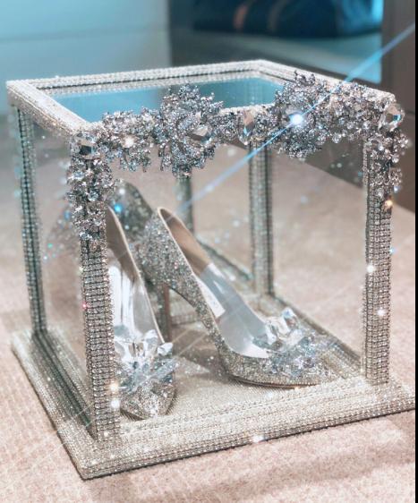 婚鞋施华洛世奇水晶,施华洛世奇鞋子