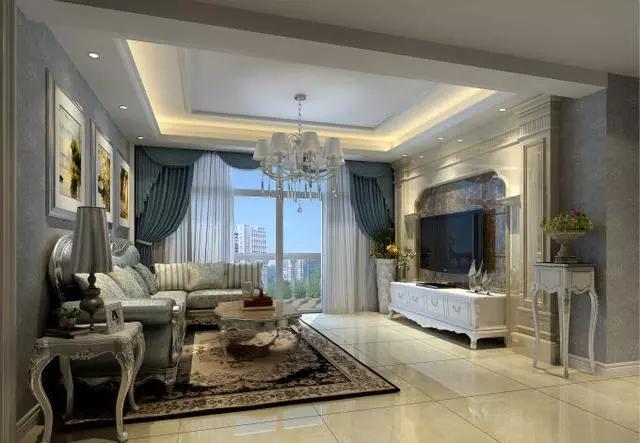153平方简欧风格设计效果图,18种装修风格效果图