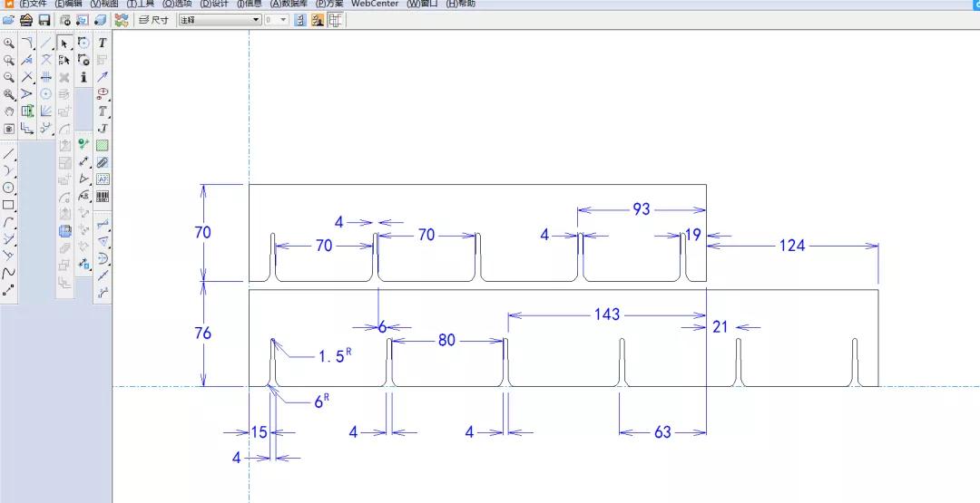 教你一个新方法，ArtiosCAD盒型库设计隔档，同时生成长短刀卡图