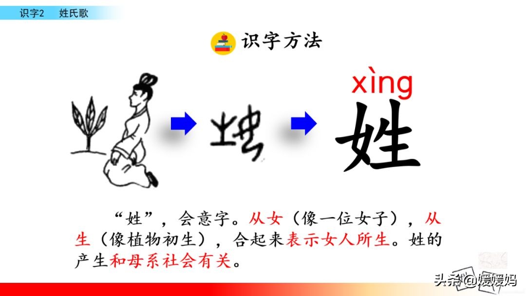 一年级下语文识字2姓氏歌,一年级下册语文姓氏歌练习题