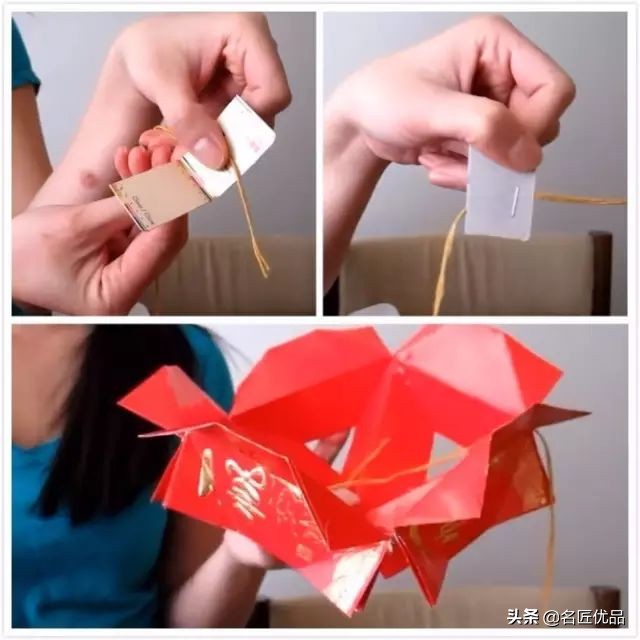 春节特色灯笼手工,春节灯笼的做法和手工图片