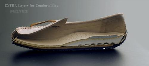 穿了豆豆鞋再穿椰子鞋感觉不习惯,tasman豆豆鞋