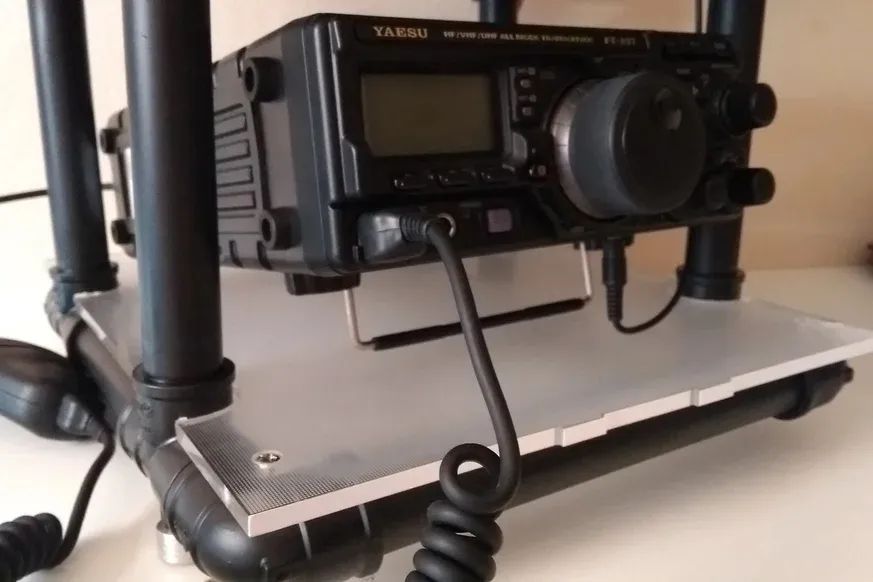 用pvc管做广告支架,不用花钱就能做一个监控支架