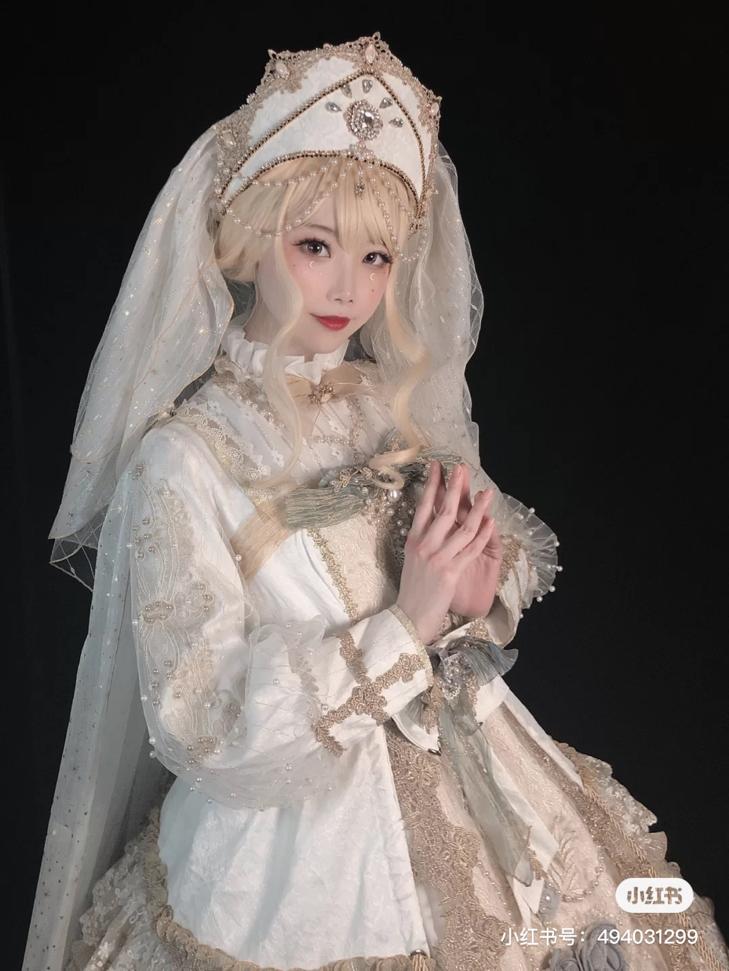 优雅lolita系妆容,复古英伦风lolita妆容