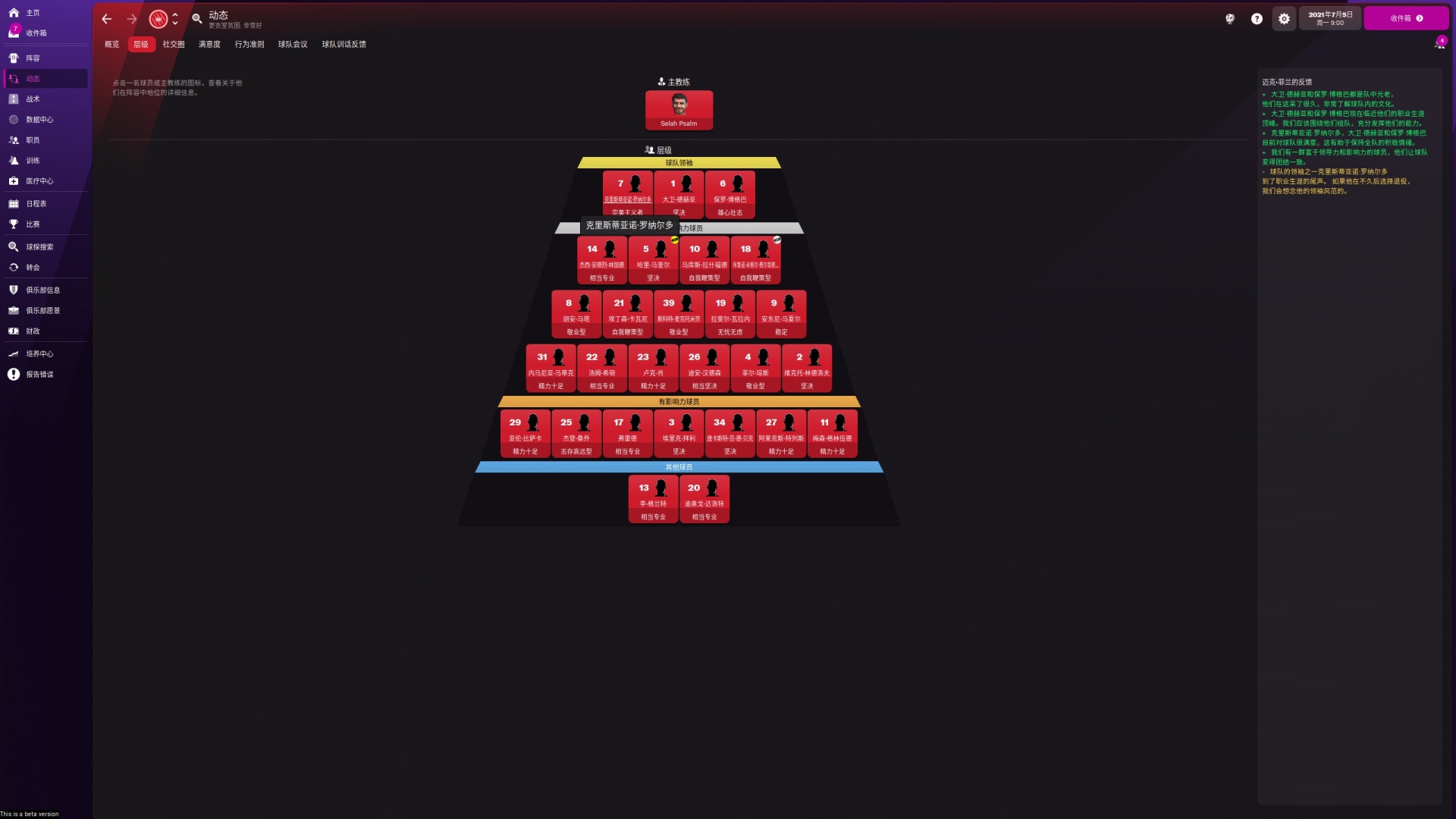足球经理2022阵容,足球经理2022生涯