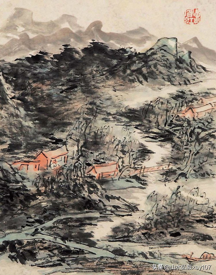 中国山水画为什么会水墨晕染,山水画为什么留白