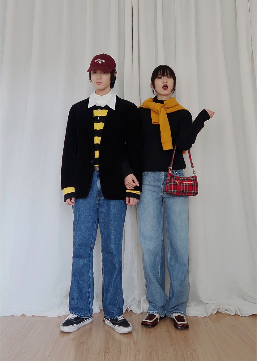 优衣库u系列搭配2019牛仔裤,优衣库u系列墨绿色穿搭