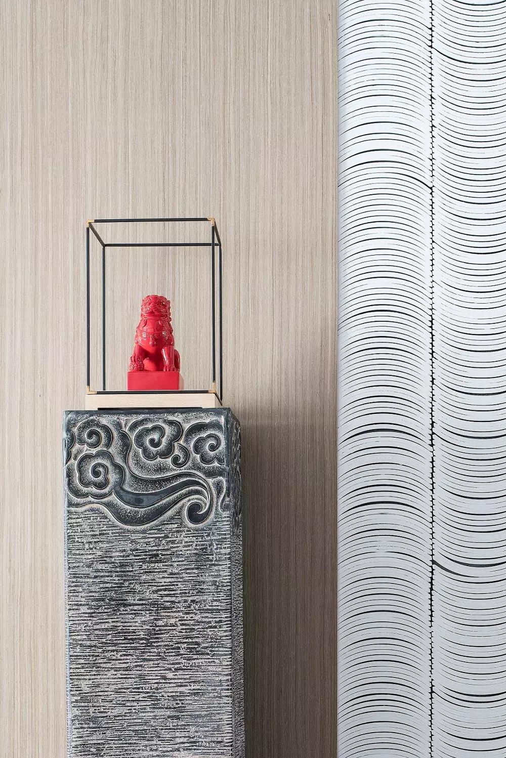 现代轻奢装修样板房140平高级灰,现代轻奢装修风格高级灰97平方