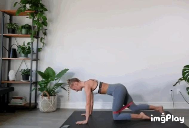 减脂减不动,增肌增不了,弹力绳翘臀秒变气质女神