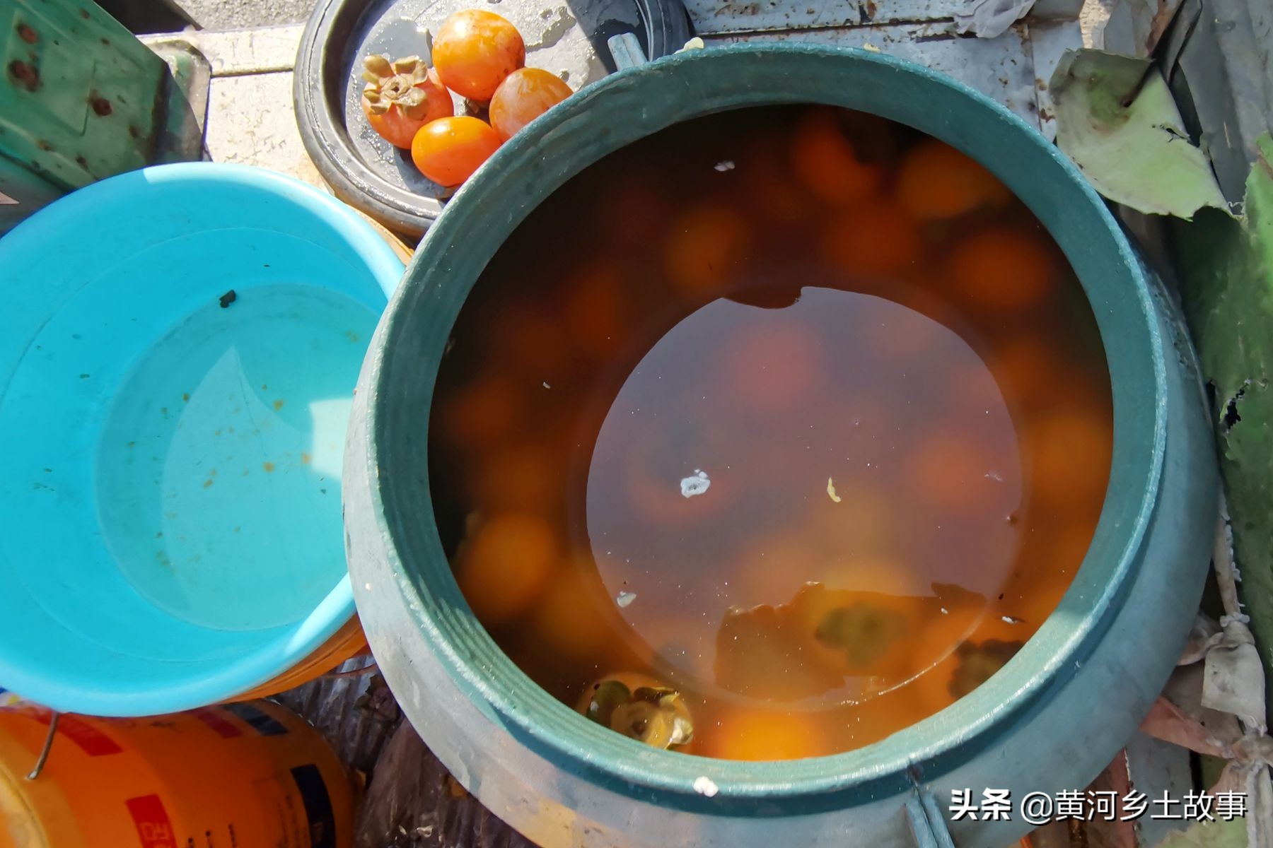 山西泡柿子又脆又甜,山西泡柿子