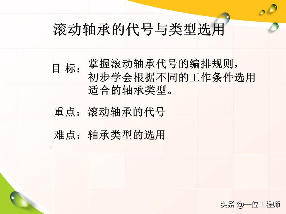 滚动轴承的基础知识,滚动轴承型号在轴承哪里标注