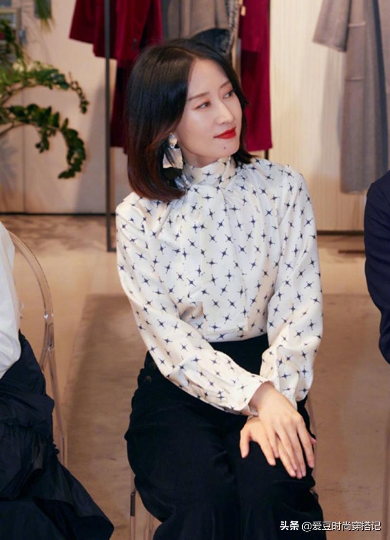 穿上显“穷”的灯芯绒，却受明星偏爱，宋茜配的这一套就十分出众