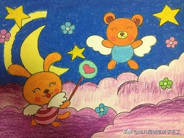 上百张幼儿园创意儿童画,儿童绘画创意3-6岁童年童画