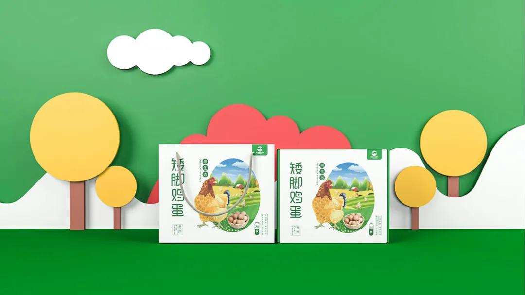鸡蛋包装还可以这样利用,鸡蛋包装设计清新风格