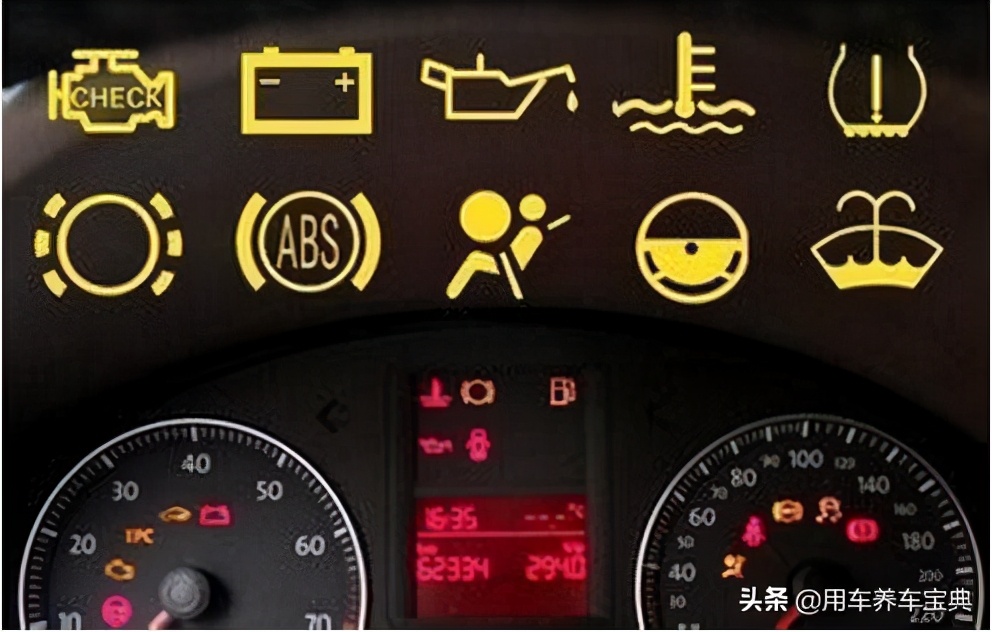 给大家科普一下汽车仪表盘指示灯,涨姿势汽车仪表盘指示灯完全解读