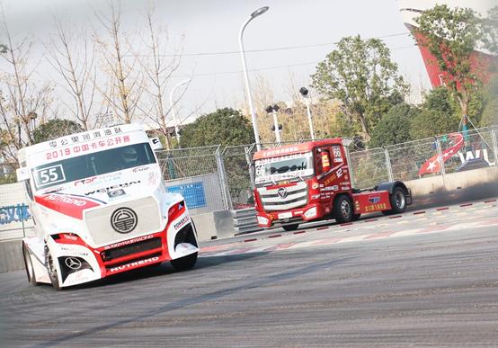 2019中国卡车公开赛热动江城重卡街道合法飙车