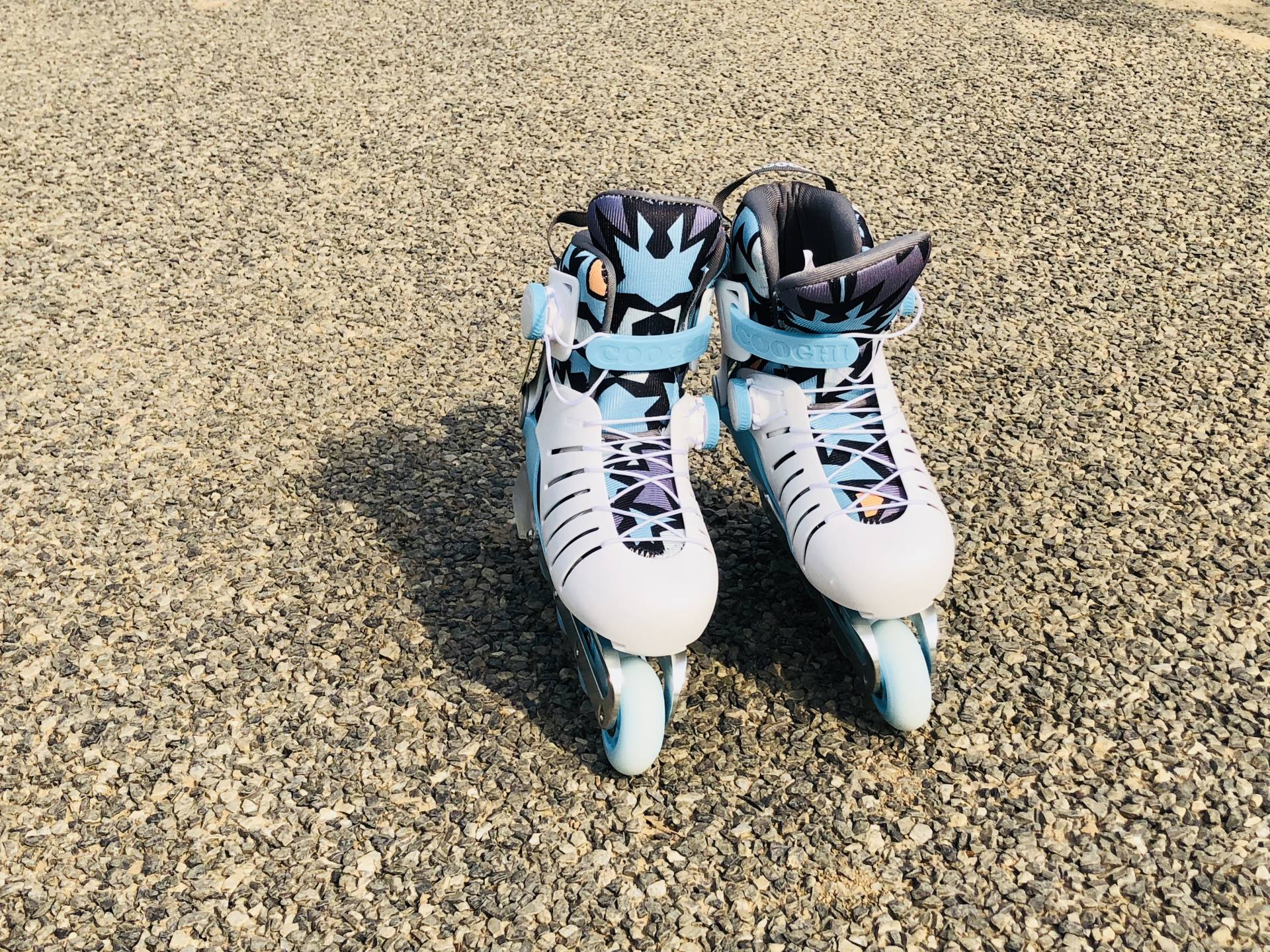 轮滑鞋5-12岁初学者酷骑,cooghi酷骑儿童轮滑鞋测评