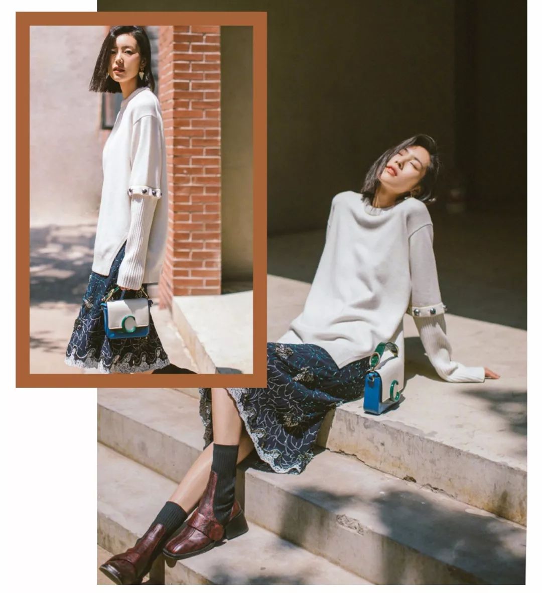 秋冬的裙子这样穿才好看,秋冬怎么穿裙子好看又不冷