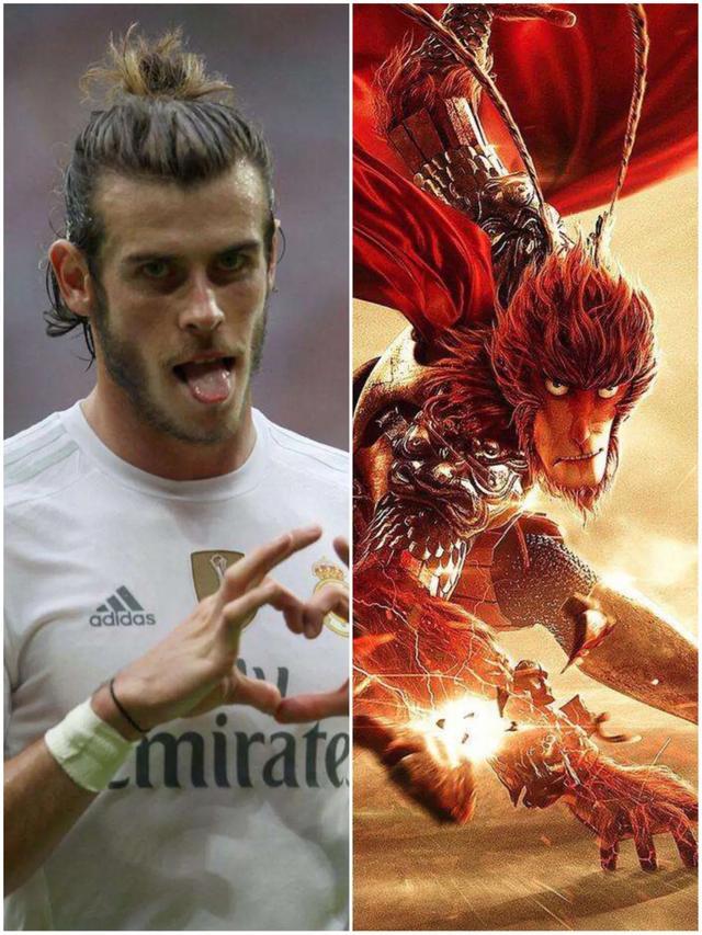 足球球星神似动画人物,足球动漫人物对比