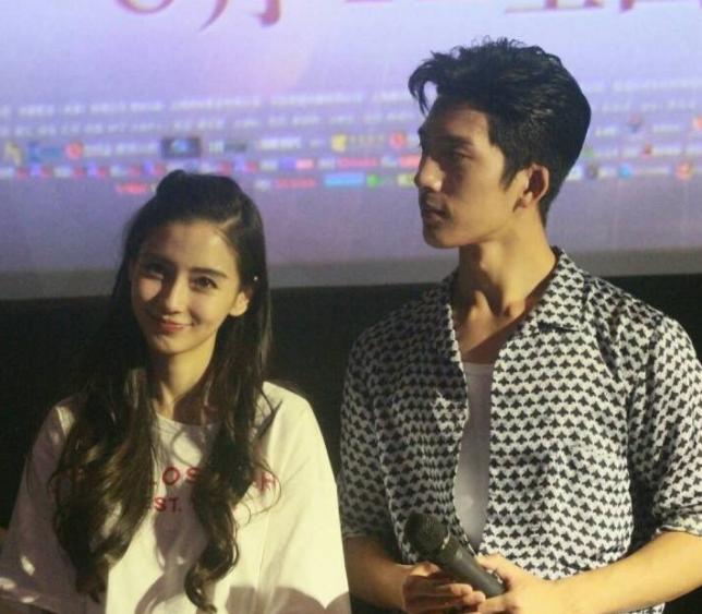 李菲儿黄晓明同框,黄晓明李菲儿以前同框