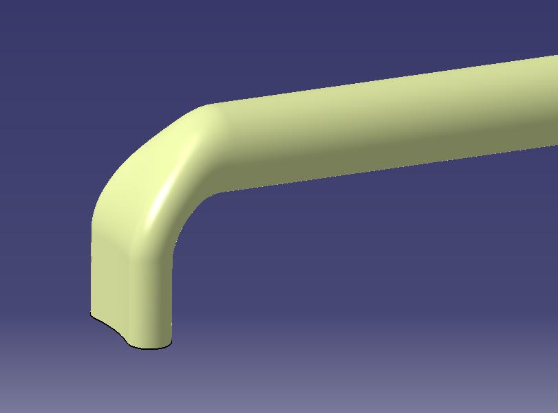 圆管任意角度最简单的画法,圆管打扁怎么画