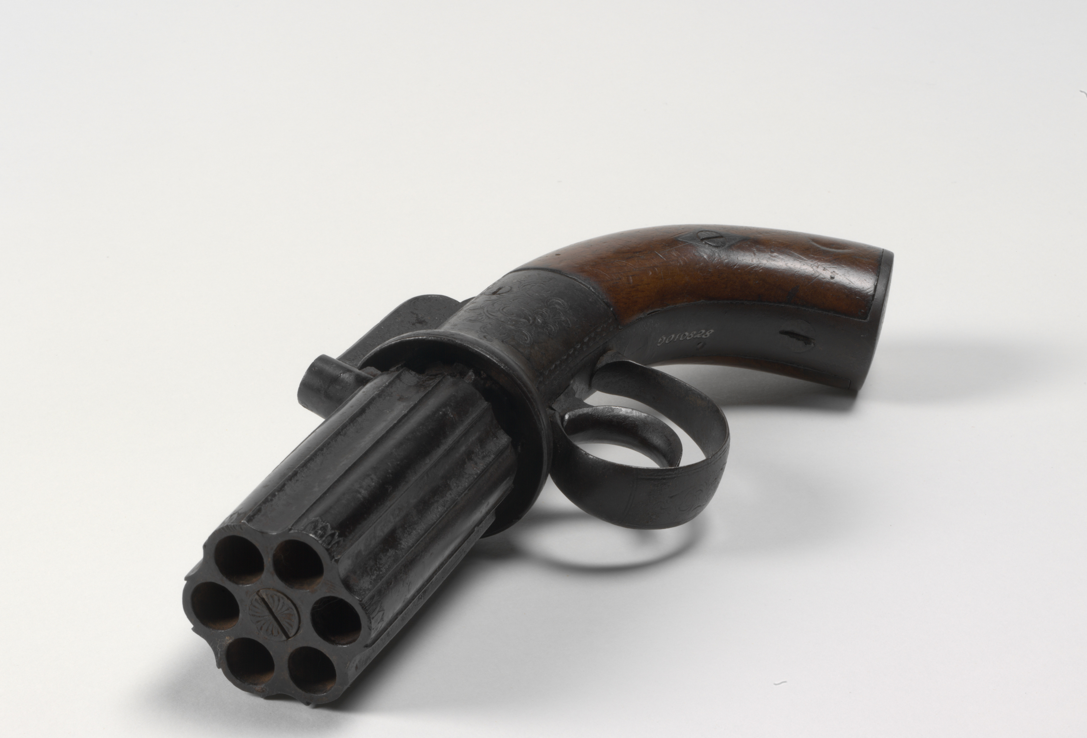 胡椒瓶双管手枪,胡椒盒转轮手枪