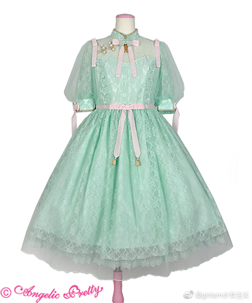 显瘦蓝色lolita夏季,好看显白凉快的lolita