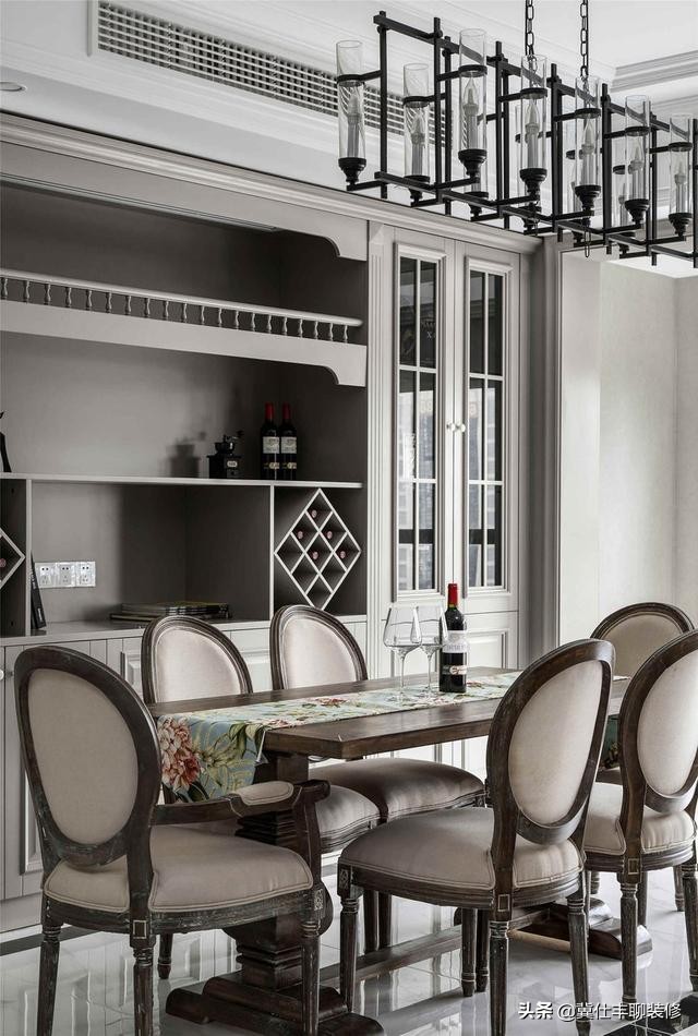 美式护墙板石膏线效果图,法式风格护墙板好还是石膏线好