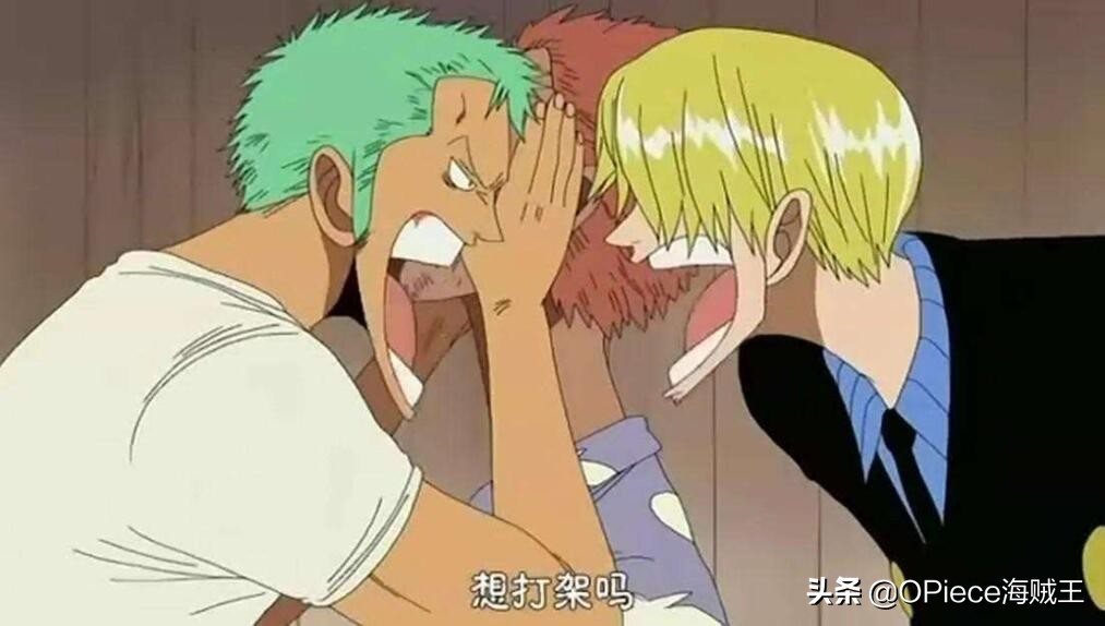 海贼王索隆pk路飞四档谁会赢,海贼王索隆山治实力尾田认证