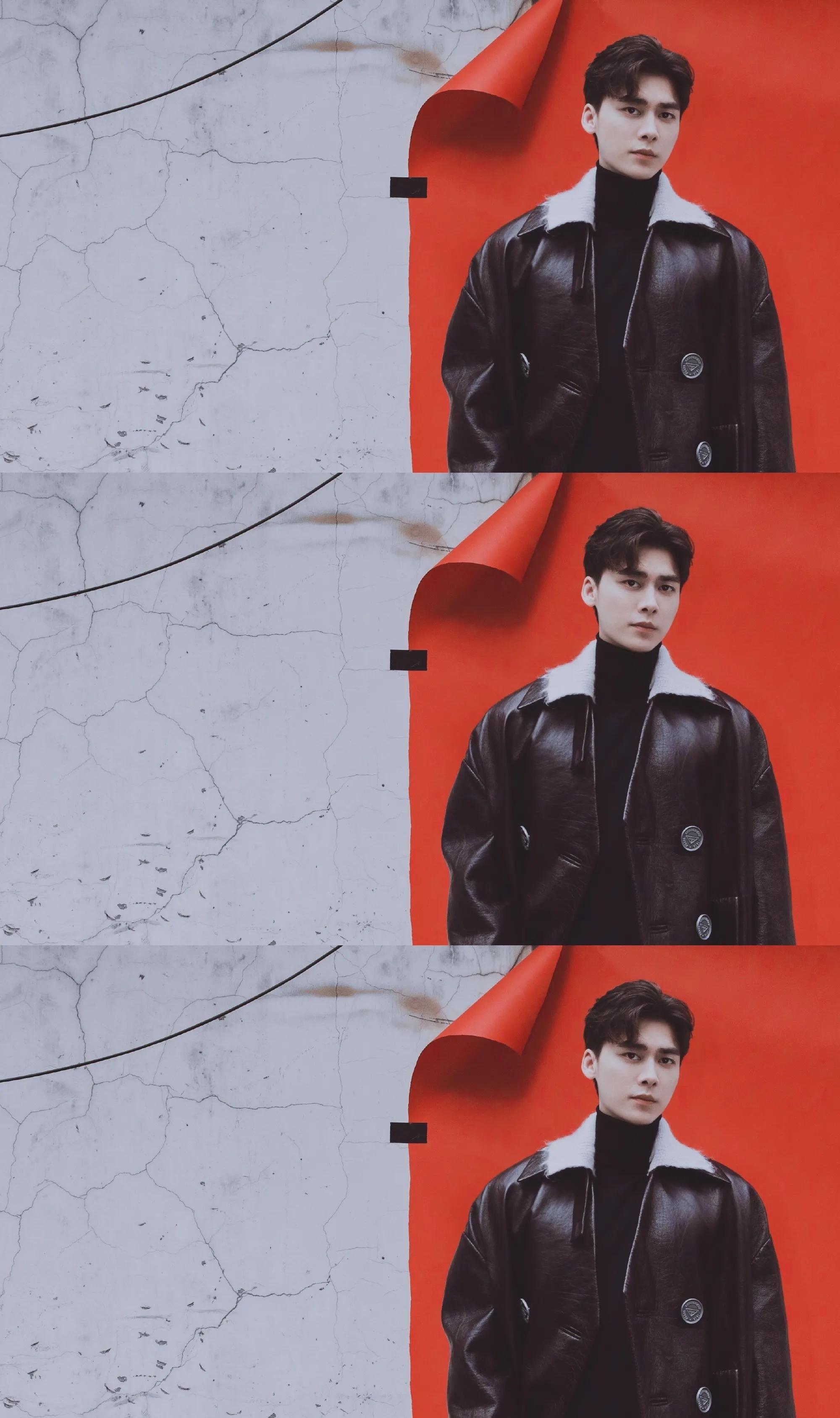 李易峰西装街拍图片,李易峰红皮衣花絮视频