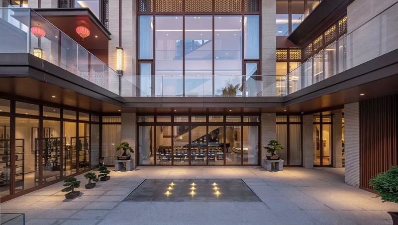 泉州别墅景观平面设计,泉州钢架别墅设计