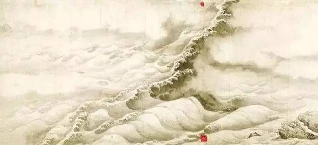 近现代名家画水,历代名家绘画水墨写生图