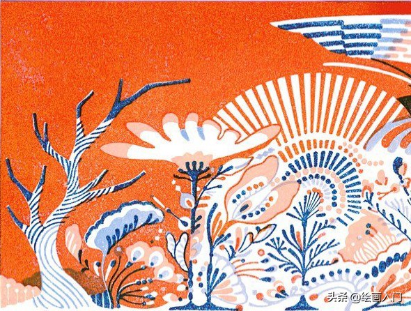 视觉冲击强的版画作品,单色版画种类作品欣赏