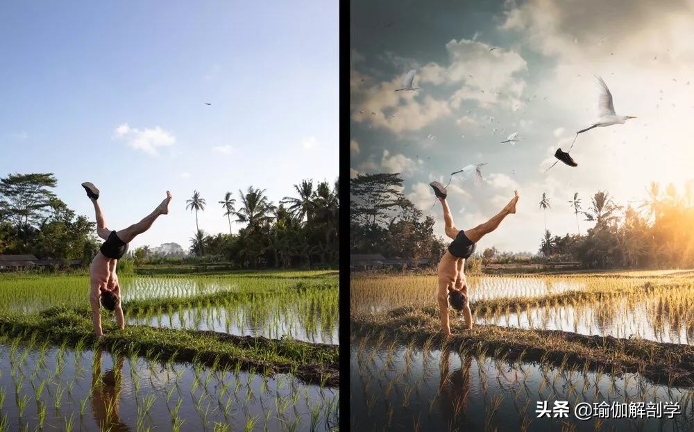 当瑜伽遇上摄影,男摄影师和瑜伽