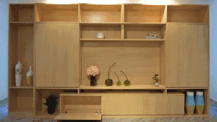 电视柜推拉门实用吗,电视柜推拉门新中式