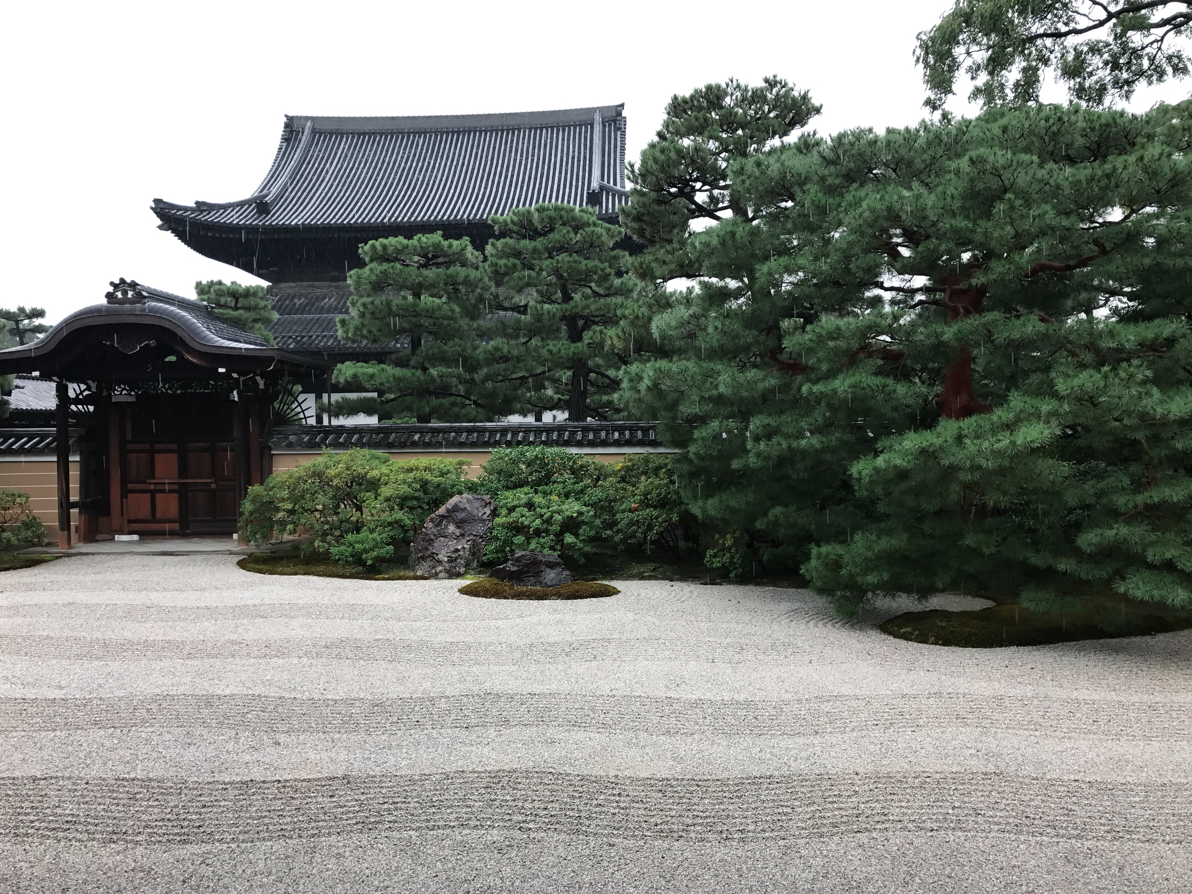 日本枯山水效果图,日本枯山水小庭院案例