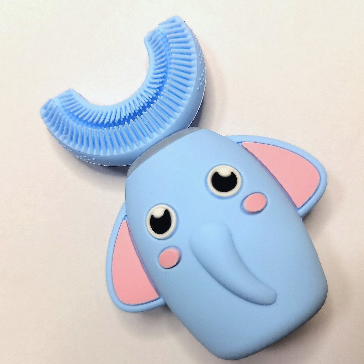 让宝宝爱上刷牙口含式电动牙刷,宝宝不爱刷牙用这款u型牙刷