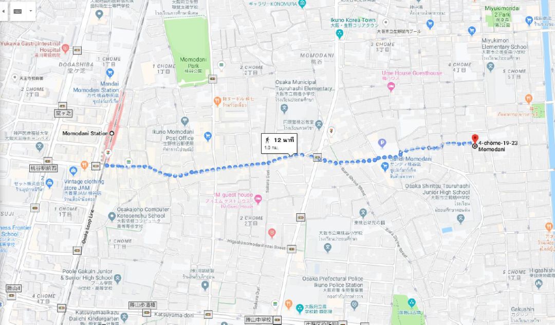 大阪一户建Momodani|步行12分钟至桃谷站，4站可至难波，总价2950万日元