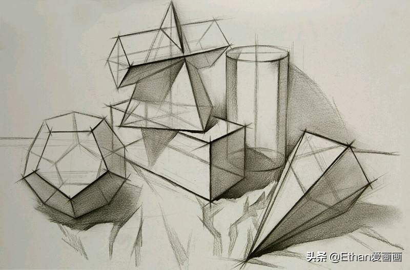 石膏头像素描教程视频,人物石膏素描入门教程