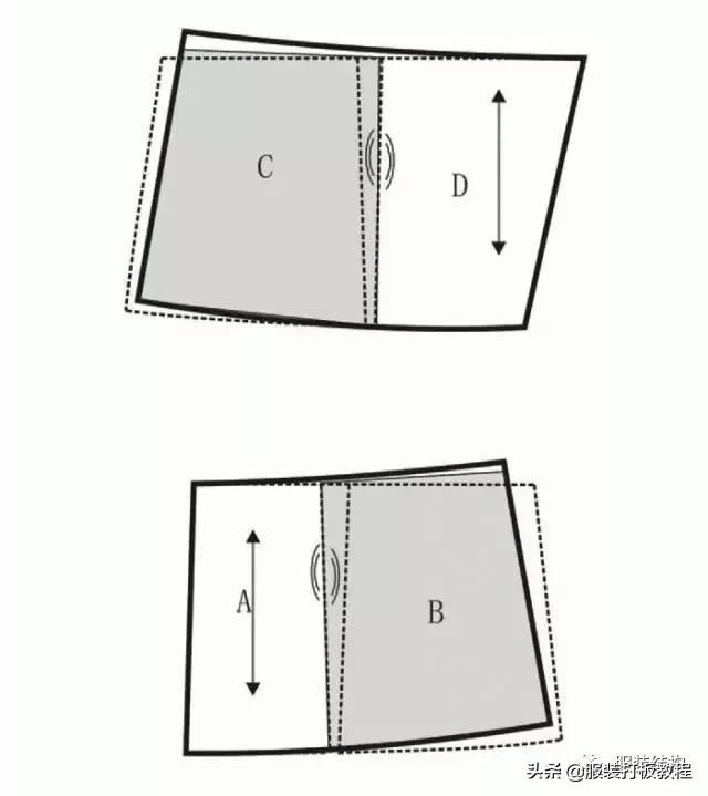女西服领的兜位裁剪与制版,儿童西服制版要点和步骤