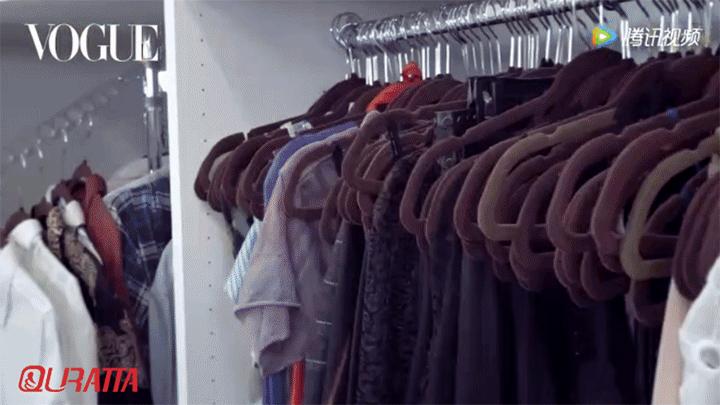 大牌都用什么样的衣架,明星用植绒衣架