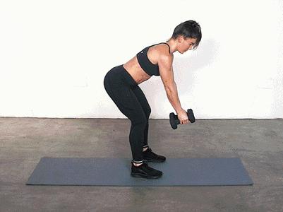 居家哑铃背部训练动作大全,哑铃练背部肌肉最快最有效的方法