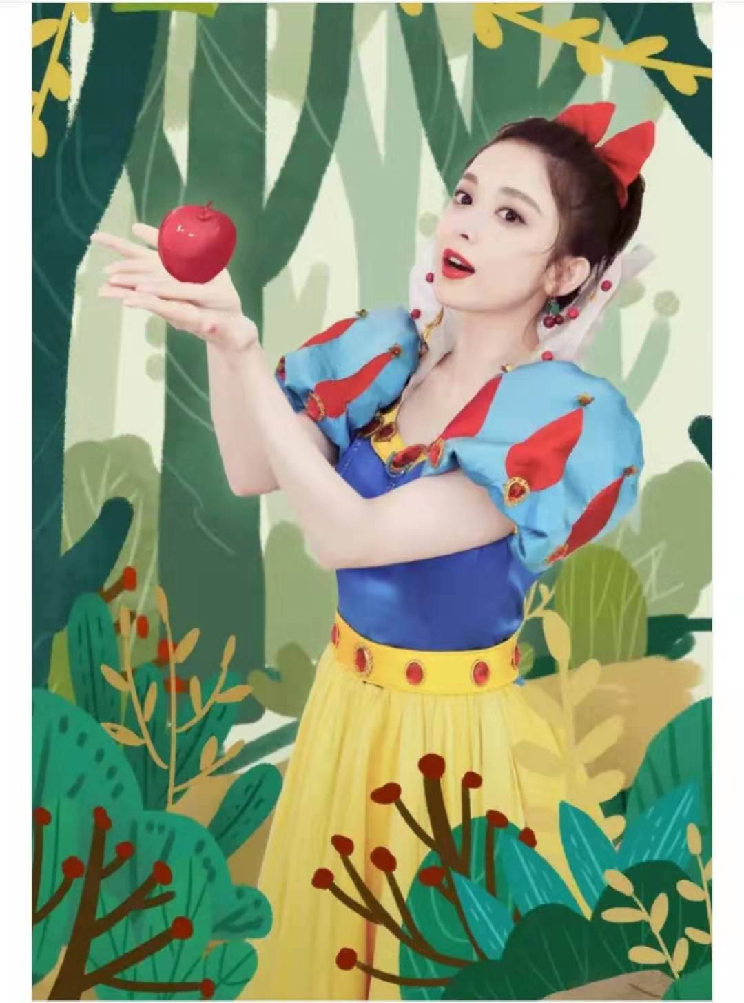 迪士尼公主裙子真人版,迪士尼公主连衣裙