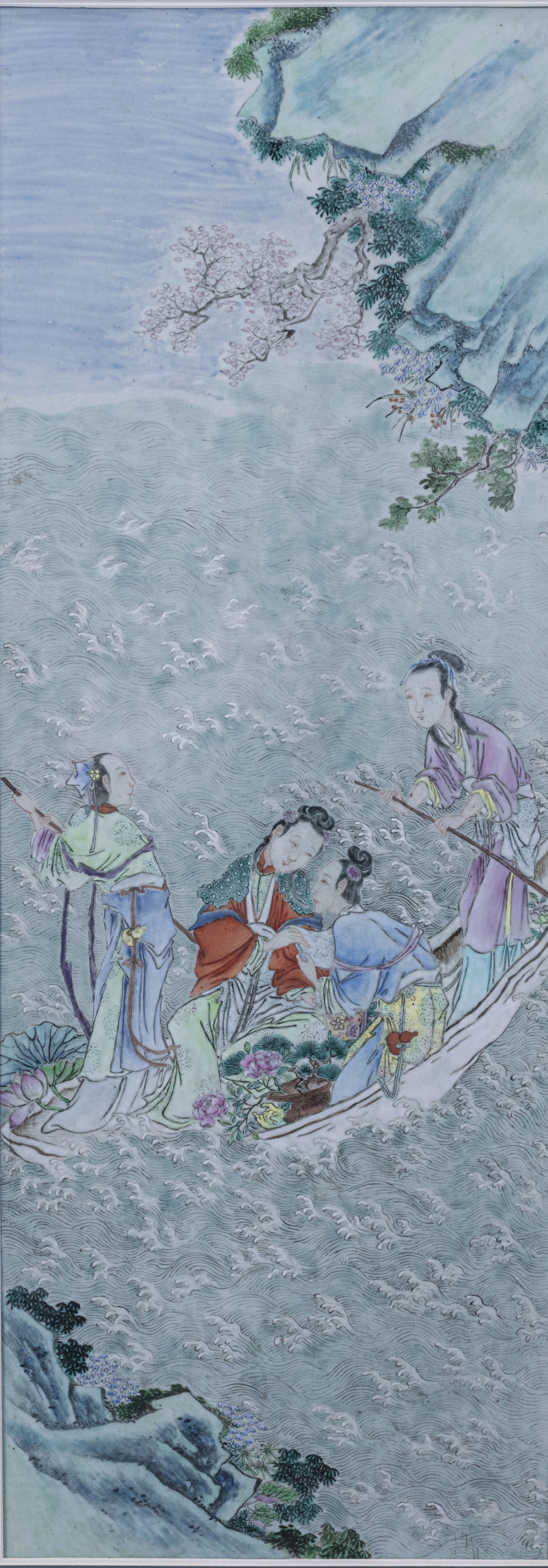 仿清民国粉彩大花瓶插花,乾隆粉彩百鹿尊插花