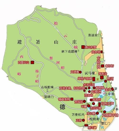 承德避暑山庄二日游最佳攻略,旅游一天景点推荐承德