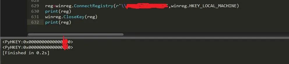 python操作注册表,如何用python改注册表