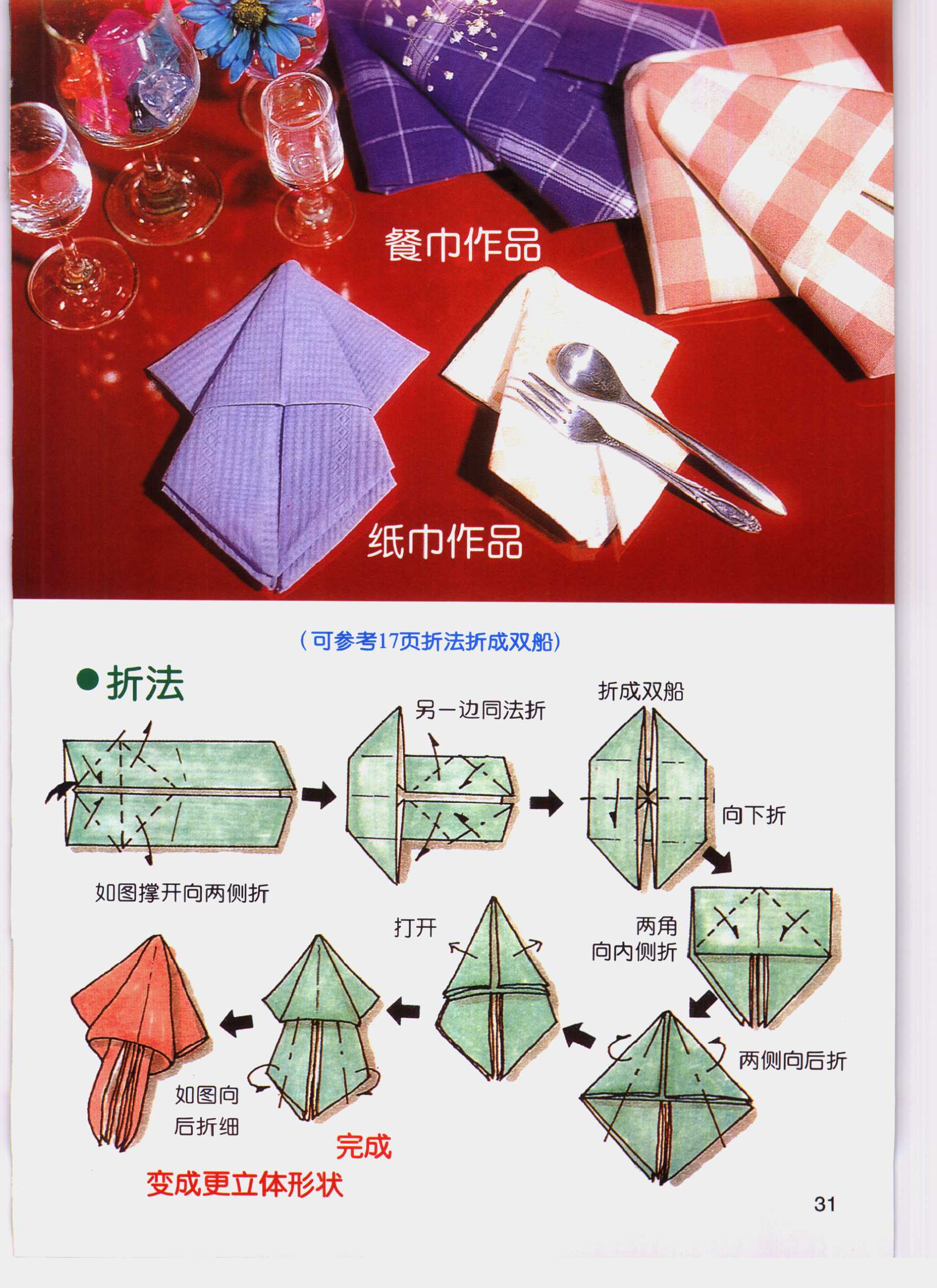 折餐巾怎么折视频,餐巾怎么折纸视频